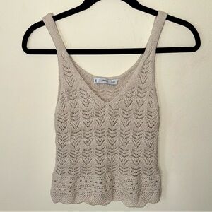 Mango Cream Knit Camisole Top